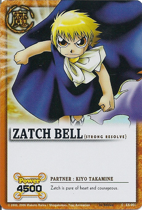 EX-001 Zatch Bell