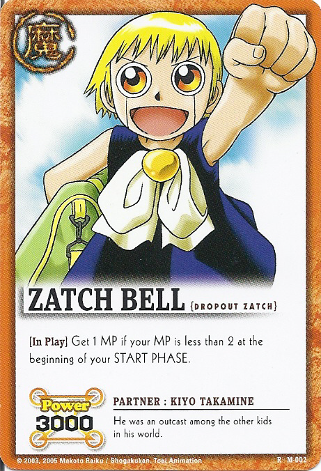 M-002 Zatch Bell