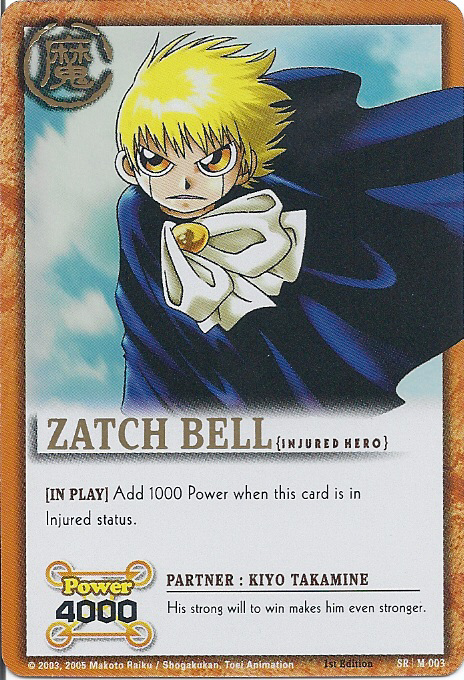 M-003 Zatch Bell