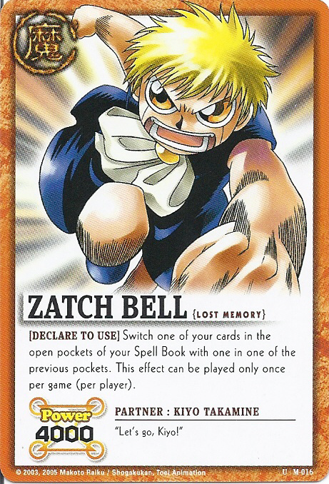 M-016 Zatch Bell